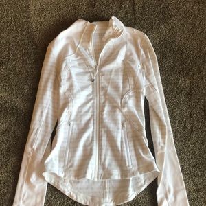 Lululemon white zip up